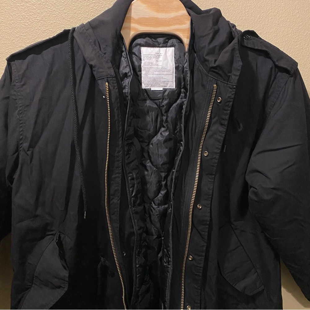 Women’s XXL LuLaRoe Black Parka Extreme Cold Weather Heavy Duty Long Winter Coat - Picture 2 of 14